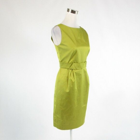 Paule Ka avocado green sheath dress IT40 6 - Picture 3 of 8